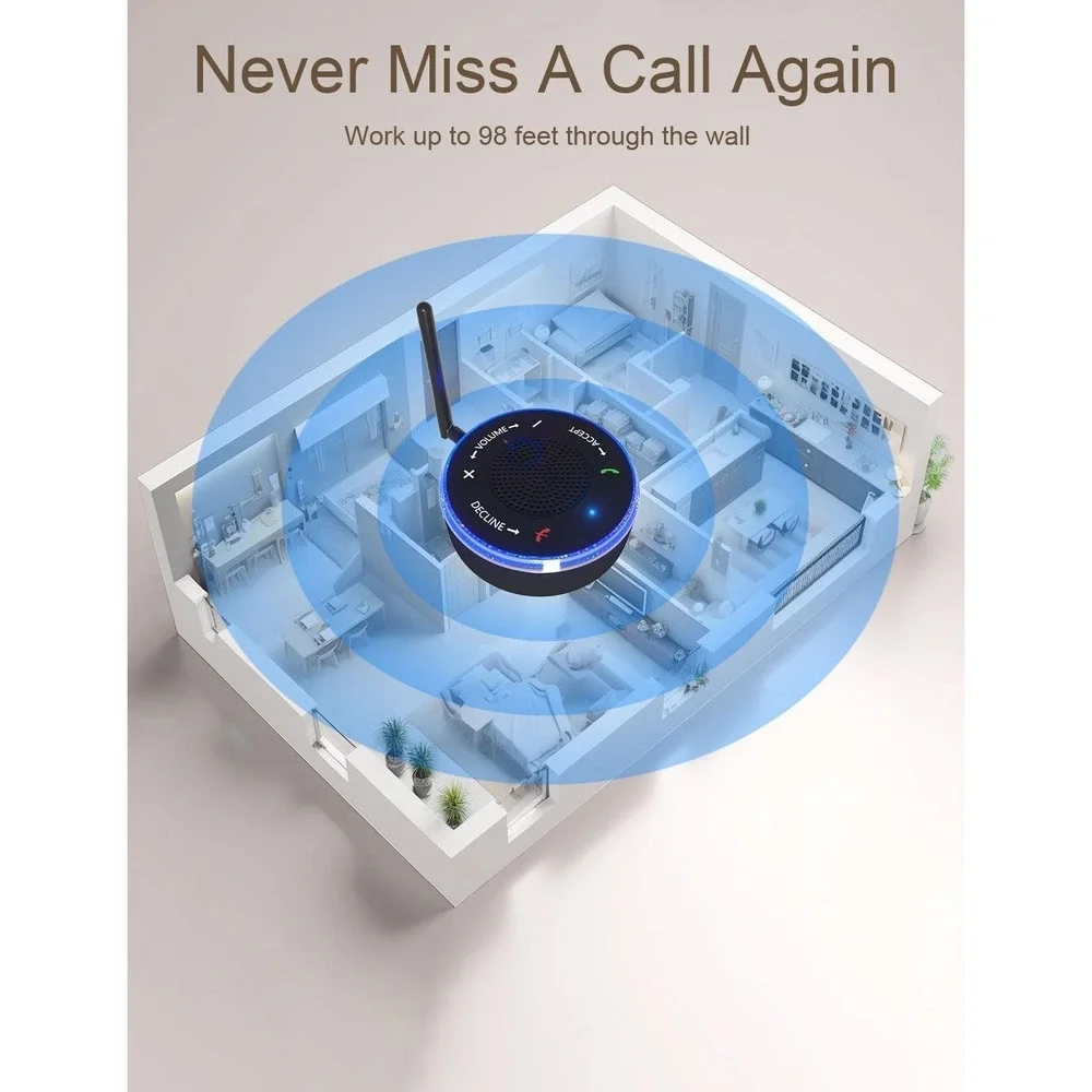 Wireless‎ Cell Phone Ringer Amplifier Loud Speaker Call Alert